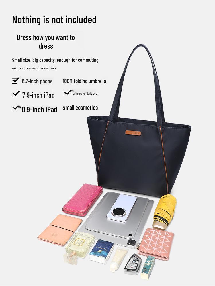 Женская холщовая сумка-тоут большой вместимости - 2025 Высококачественная Оксфордская ткань Подмышечная Наплечная Сумка