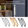 Pack of 2 Practical Sliding Door Handles Hole Center Aluminum Alloy with Mounting Screws for Indoor Outdoor Use