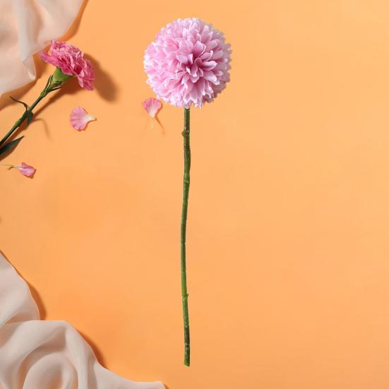 Artificial Dandelion Flower with Stem Home Wedding Party Colorful Faux Flower Floral Arrangement Indoor Outdoor Garden Decoration Photo Props