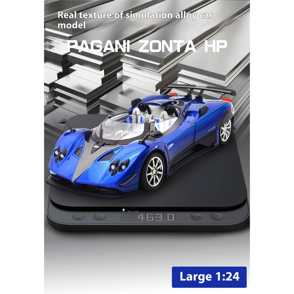 1/24 Pagani Zonda HP Barchetta Лимитированная серия кабриолет Суперкар Сплав Металл Литье под давлением Модель автомобиля Независимый DIY Дизайн Подарки