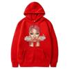 Модная толстовка с принтом лица рэперши Megan Thee Stallion, винтажный хип-хоп 90-х, мужская и женская, с флисовой подкладкой, оверсайз, повседневная, уличная одежда