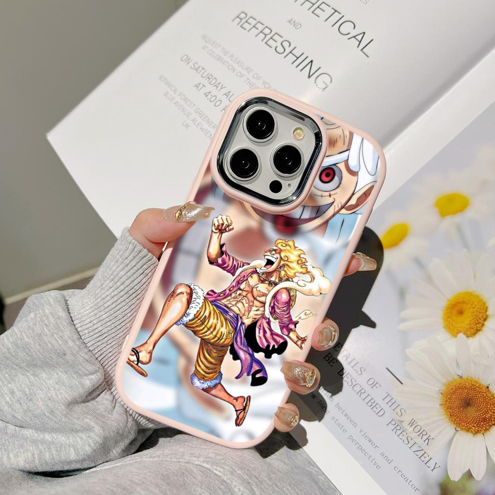 Чехлы для телефонов Ae92 One Piece Luffy Gear 5 для Samsung A13 A32 A53 A04 A54 S23 S24 Ultra Infinix Hot 40 Huawei P30 Pro с металлической защитной задней крышкой для камеры
