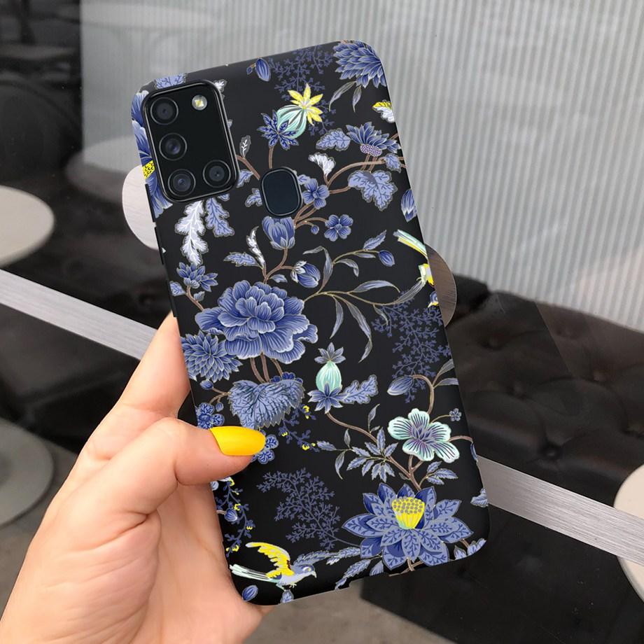 Sunflowers Daisy Shap-on Case For Samsung A21s Case Samsung Galaxy A21S A 21S A21 S A217F Cover Dustproof Silicone Bumper Coque