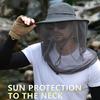 Mosquito Head Net Hat for Men Women Wide Brim Sun Protection Boonie Hats with Veil Mesh Protection from Insect for Fishing Hiking