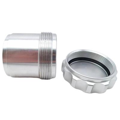 Алюминиевый сплав 2" ID Приварная горловина крышки Заливная горловина топливного бака Водяной отстойник Брызговик