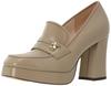 STUART Loafer Thick Heel Up Loafer 6521 BG Glass Cm E [JILL Shoe] Women's 24.0
