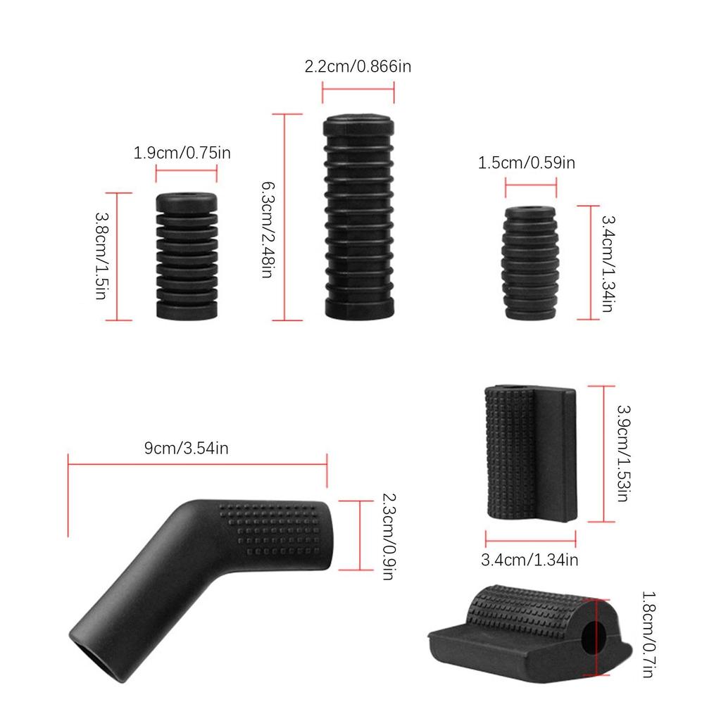 Gear Shift Lever Shoe Protector, Motorcycle Shift Lever Shoe Protector | 5X Anti-Slip Soft