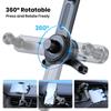 TOPK Car Phone Holder Air Vent Mount for Big Phones Thick Case Friendly iPhone 15 14 13 Pro Max Samsung S24 S23 Ultra Heavy Duty