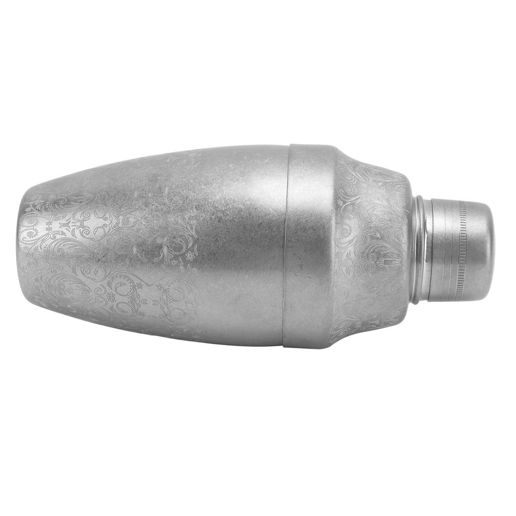 Cocktail Shaker 304 Stainless Steel Boston Shaker Mixer with Built in Strainer for Bar Home