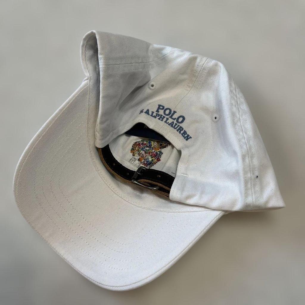 Б/у [Новая] Кепка Polo Ralph Lauren Белая Гавайская Кепка Aloha Polo