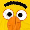 Sesame Street Унисекс футболка для взрослых с глазами Берта