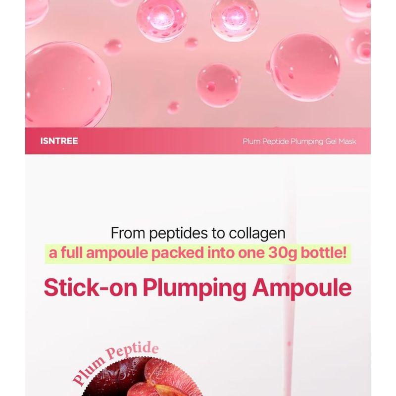 Isntree - Plum Peptide Plumping Gel Mask Set
