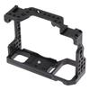 Camera Cage Aluminum Alloy Video Cage Replacement for Sony A7M3 A7R3 A9 Mirrorless Camera with Cold Shoe Mount 1 4 Inch