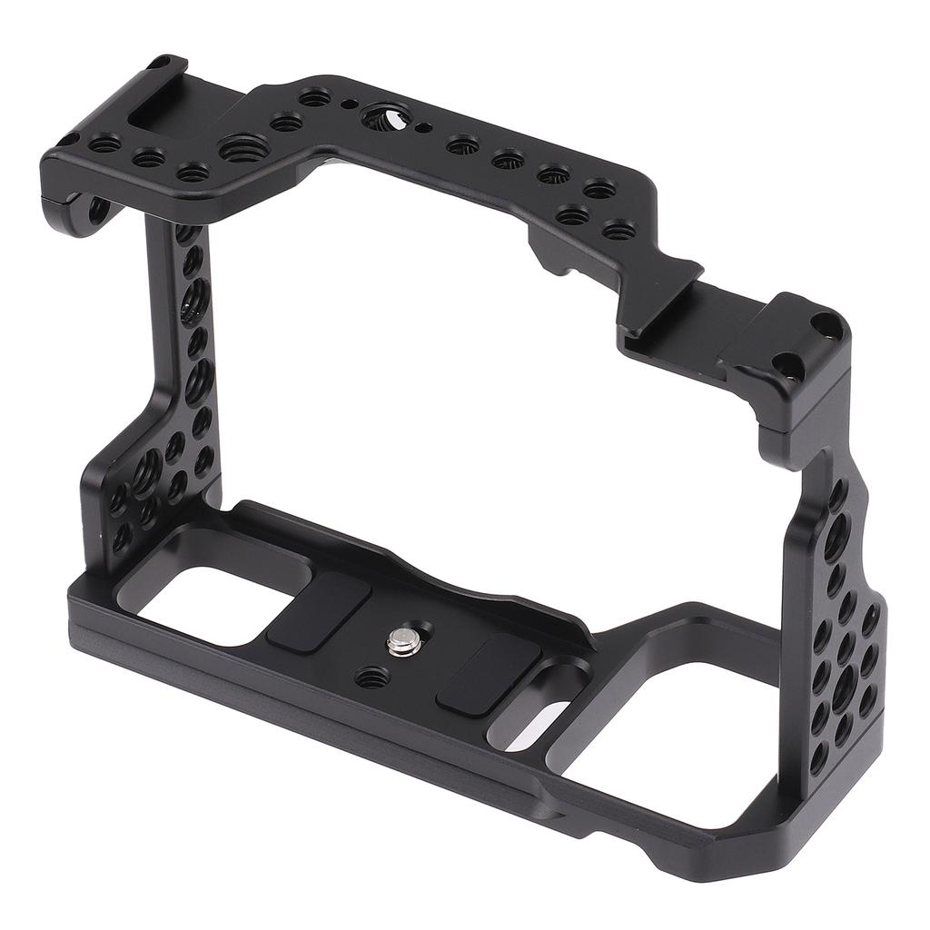 Camera Cage Aluminum Alloy Video Cage Replacement for Sony A7M3 A7R3 A9 Mirrorless Camera with Cold Shoe Mount 1 4 Inch