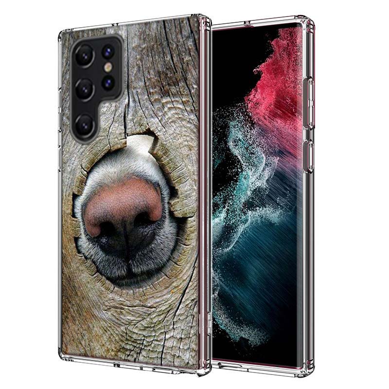 Покажи Свою Милую Собачью Мордочку Чехол-Кейс Для Телефона Для Samsung S26 Ultra S25 Edge Galaxy S23 S21 S20 S24 FE S22 S10 Plus Чехол Прозрачный ТПУ