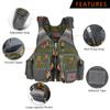 Aomiun Outdoor Breathable Padded Fishing Life Vest Superior 209lb Bearing Life Safety Jacket