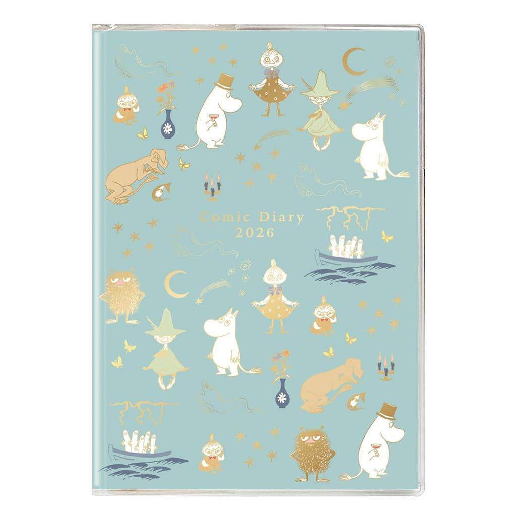 2026 Planner B6 Comic Design Diary Moomin/Blue