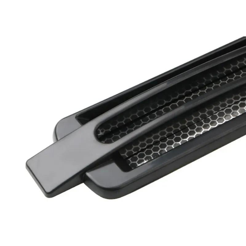 Super For Car Cover Intake Grille Pip 1pair Car Fender Air Flow Spoiler Stickers Side Vent 3D Shark Decal Decoration Gills Trim