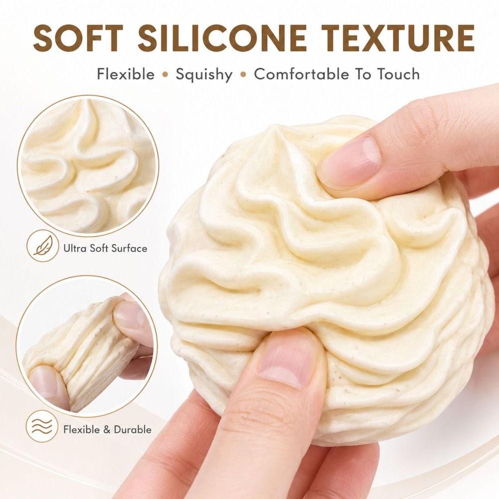 Soft Squishy Dessert Squishy Toy Anti-stress Slow Rising Toy New Cream Roll Squeeze Toy
