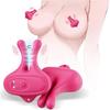 Nipple Toys Nipple Vibrator 10 Vibration Patterns for Female Nipple Clip Sexual Pleasure Silicone Lightweight Invisible Nipple Toys Adult Sex Toys