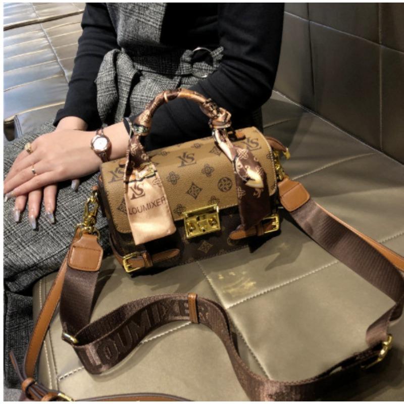 Новая Сумка Кросс-боди Осенняя Женская Кожаная Сумка Маленькая Сумка На Одно Плечо Маленькая Квадратная Сумка