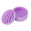 Силиконовая подставка для кистей для макияжа, органайзер для косметических инструментов, подставка для хранения кистей для макияжа, сушилка фиолетового цвета
