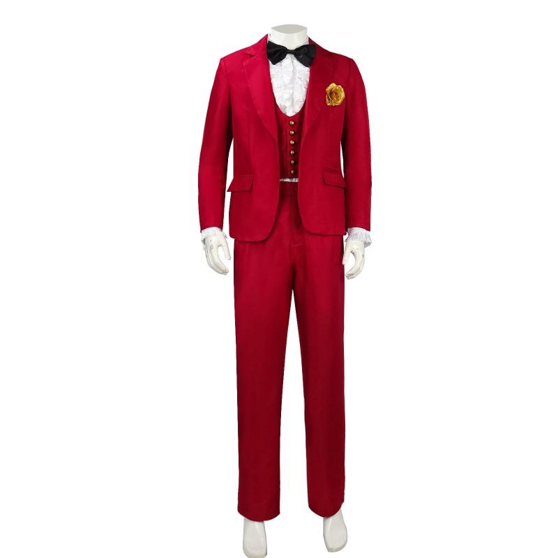 Beetlejuice Cosplay Costume, Halloween Movie Character Roleplay Outfit