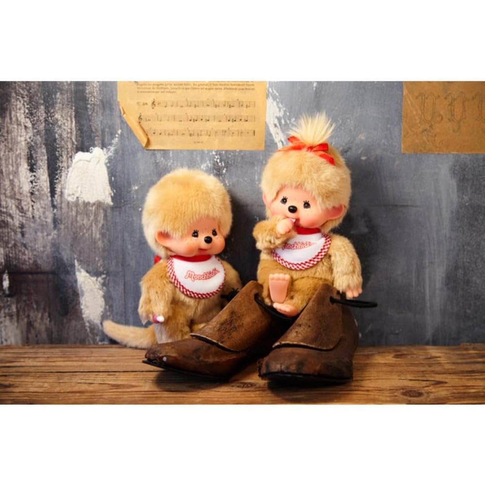 Sekiguchi Monchhichi Премиум Стандарт Маленькая Бежевая Кукла 251834 x Ш13 x Девочки H21.5 Г7.5см