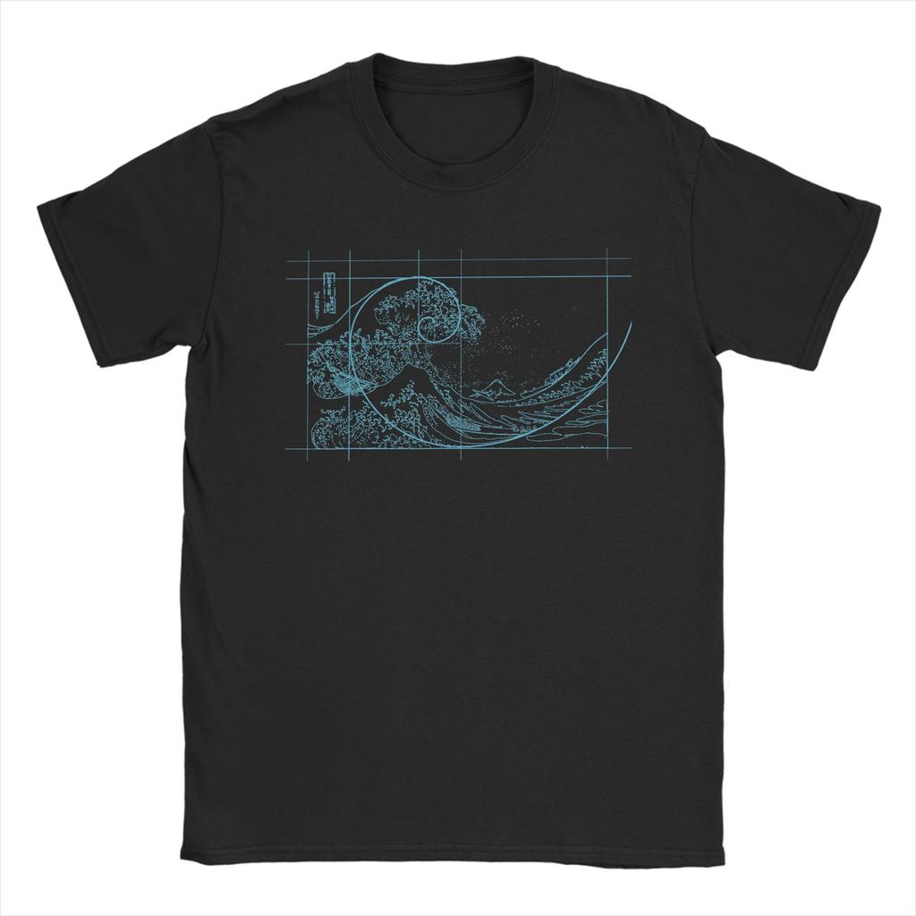 Golden Ratio Fibonacci Spiral for Unisex Unisex T Shirt Geek Math Crazy Tee Shirt Crew Neck TShirts 100 Cotton Gift Idea Tops