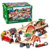 BRIO WORLD Rail Road Deluxe Set Ages Toy Wooden 33052 & 3+ (Train Rail)