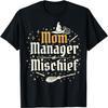 Забавная волшебная футболка для мамы-менеджера озорства, волшебника, на день рождения, для семьи