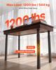 Adjustable Table Legs, 710-1100 mm Steel Furniture Legs, 544 kg Max Load Heavy Duty, Quick Installation, Ideal for Home Office Desk DIY, Coffee Dinner