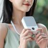 Portable Neck Fan with 3 Speed Settings Digital Display Low Noise Rechargeable Silent Air Conditioner Cooling Fan with Waist Clip