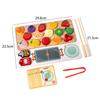 Education Puzzle Early Wooden Play Food Toys Children Fruit Skewer Gift Fun