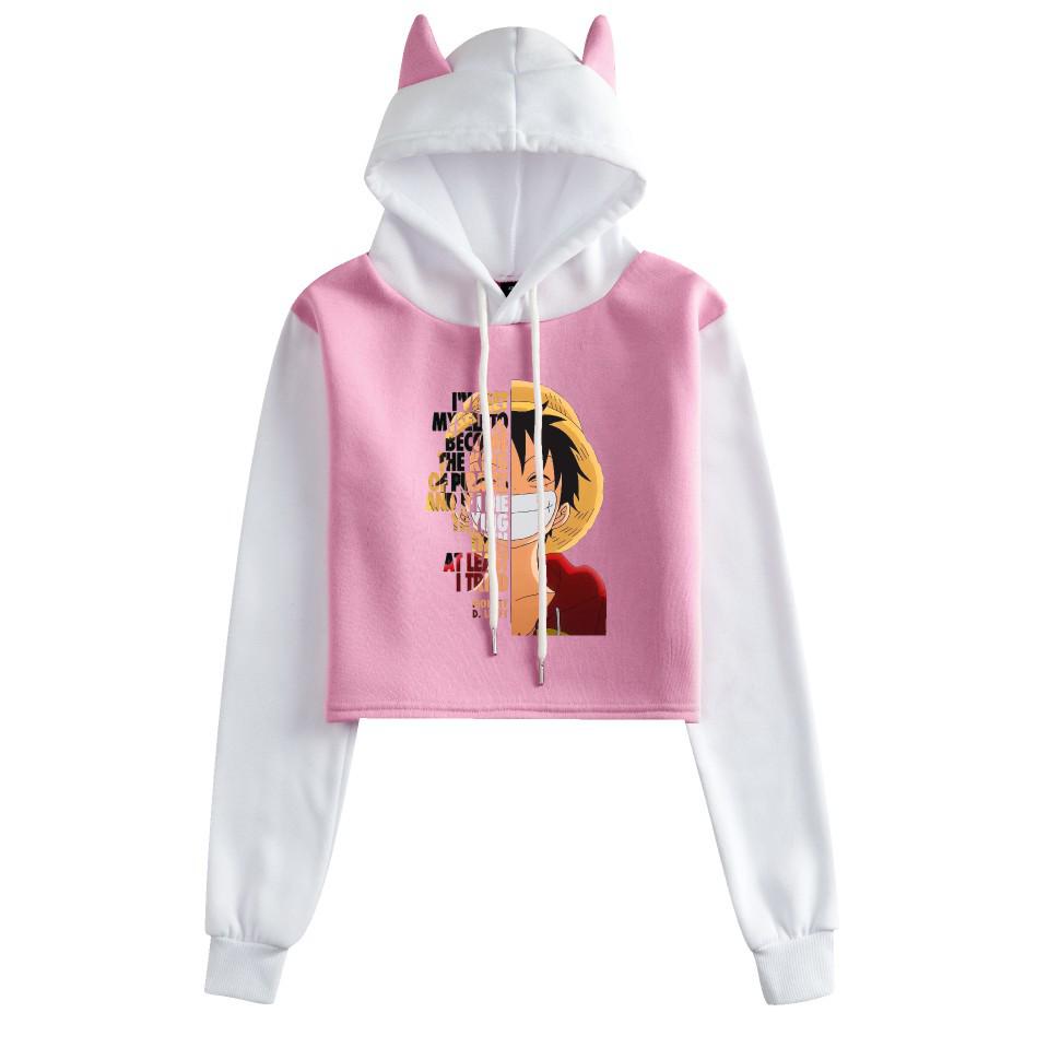 Женская повседневная толстовка - One Piece Gear 5 Луффи Форма Ника (Стиль японского аниме)