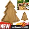 1-10PCS Christmas Tray Plate Christmas Tree Sushi Dishes Salad Board Wooden Candy Dish Snack Dessert Restaurant Dessert Decor