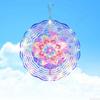 Sparkling Stainless Steel Wind Spinner | Reflective Garden & Patio Decor