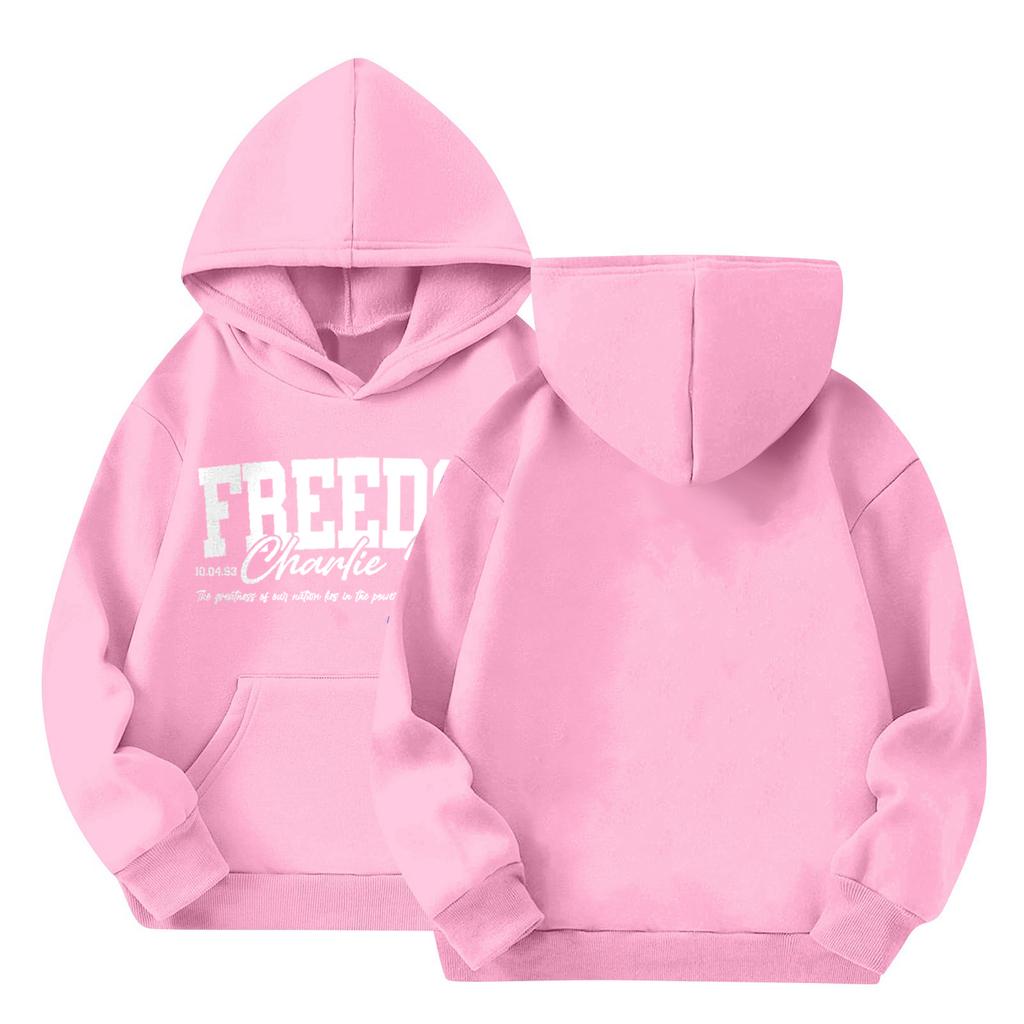 Cute Hoodies For Teen Children Trendy Preppy Hooded Sweatshirts Oversized Long Sleeve Shirts Clothes For Children