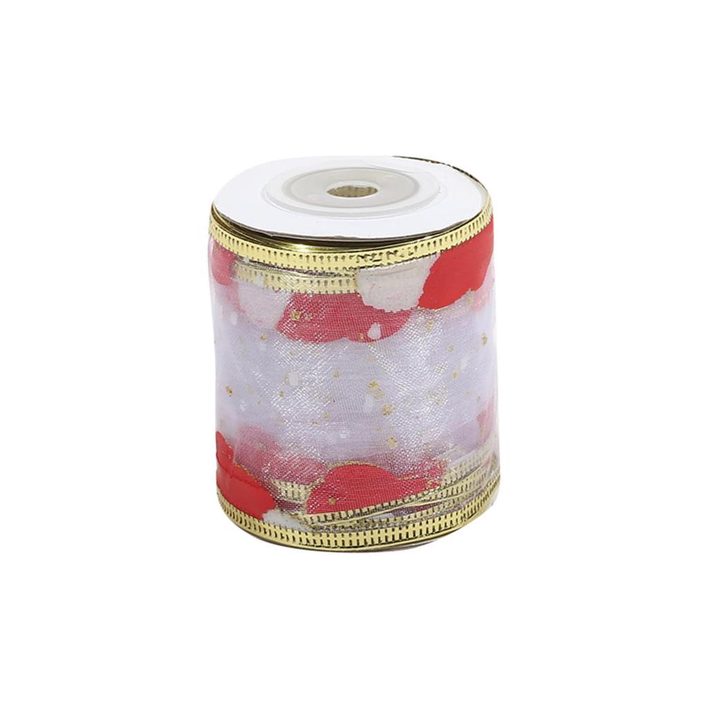 Рождественские проводные клетчатые ленты, винтажный грузовик, елки, лента с проволочным краем для рождественского DIY, упаковки, флористики