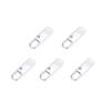 5Pcs Detachable Zipper Slider Puller Instant Zipper Repair Kit Replacement for Broken Buckle Travel Bag Suitcase Zipper Head DIY Sewing Craft