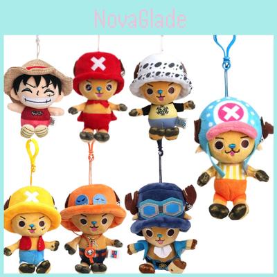 Оригинальный плюшевый кулон One Piece, милый и мягкий брелок с мультяшным персонажем