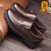 2024 новые туфли из натуральной кожи для пожилых людей, повседневные туфли из натуральной кожи, а также подарите папе первый слой деловой кожи из коровьей кожи