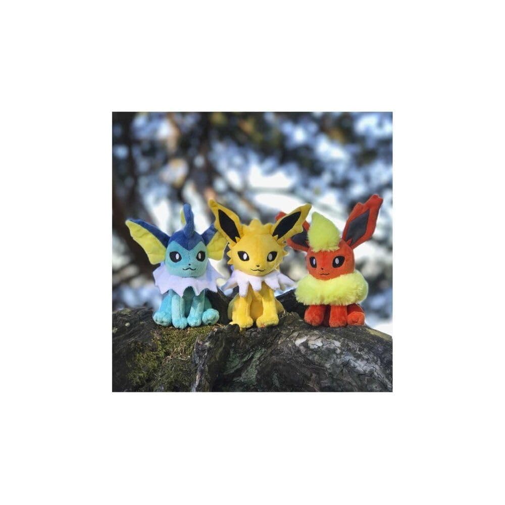 Оригинал из Pokmon Center Мягкая игрушка Pokmon Fit Jolteon 16,5x14,5x8 см Плюшевая игрушка