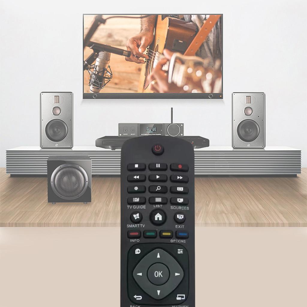 Новый пульт дистанционного управления RM L1220 для телевизора, заменяющий пульт дистанционного управления, подходит для телевизоров 398GR8BD 1NEPHH 47PFH4109/88 40PFH4009, черный