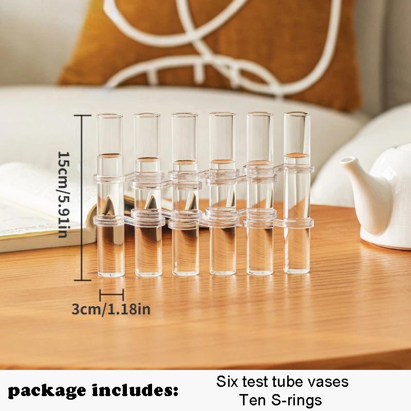 Ваза на петлях, ваза для водных растений, ваза для цветов, прозрачная стеклянная пробирка, подвесной держатель для цветов для домашнего декора