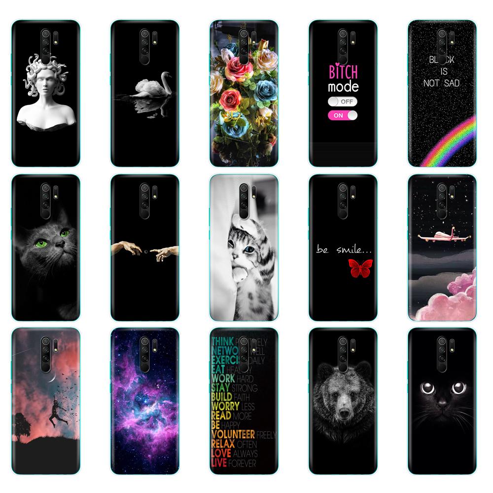 For Xiaomi Redmi 9 Case Silicon Back Cover Phone Case For Redmi 9 Soft Case 6.53 Inch Etui Coque Bumper Shockproof Protective