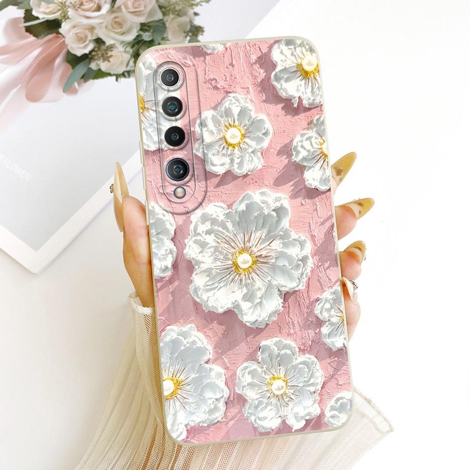 Для Xiaomi Mi 10 5G Чехол Популярный Цветок Ромашка Мягкий Силикон Ударопрочный Чехол Для Xiaomi Mi 10 Pro 5G Funda Mi10 Mi10Pro 5G Оболочка