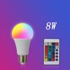 16 цветов RGB лампа LED многоцветная E27 7 Вт 8 Вт 9 Вт AC220V бытовое освещение диммируемая пульт ДУ на 24 кнопки атмосферный неоновый свет