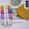 Пряжа из полосок ткани DIY Набор для вязания крючком: Сумка ручной работы, Материал для вязания подушек, ковров и кукол