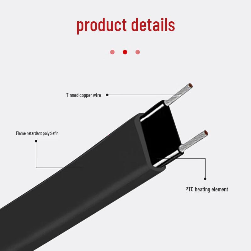 Self-Regulating Electric Heating Cable Kit